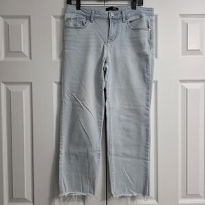 1822 Denim Women's Straight Ankle Crop Jeans Light Wash Size 8